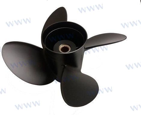 Mercury Mariner MerCruiser 135-300HP Outboard Propeller 14 x 21 4-Blade LH Aluminium Solas 1514-140-21