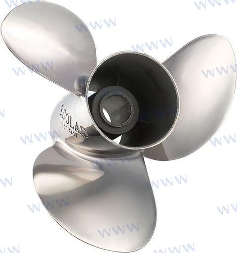 Solas Rubex Propeller 11.6 x 11 3-Blade RH Aluminium 30-70HP Mercury Yamaha Suzuki 9311-116-11
