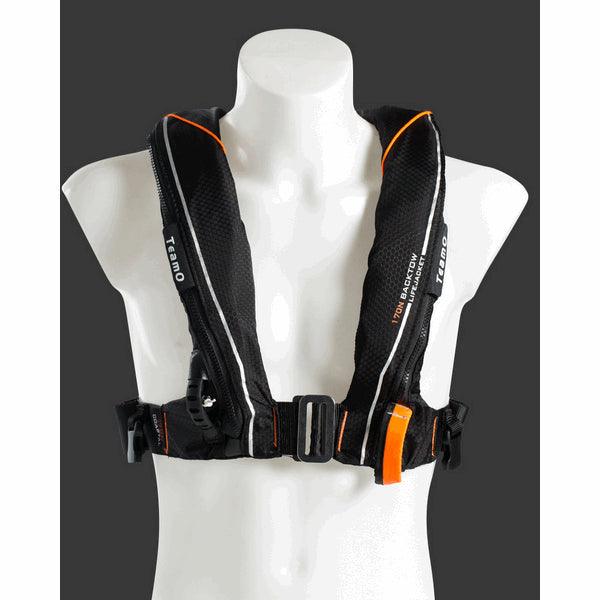 170N Coastal Lifejacket Automatic Black Cover / Yellow Trim