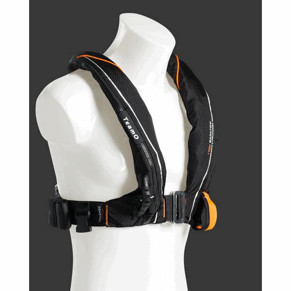 170N Coastal Lifejacket Automatic Black Cover / Yellow Trim