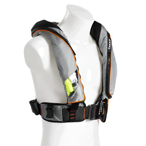 170N Offshore Lifejacket Pro Sensor Elite Grey Cover / Orange Trim