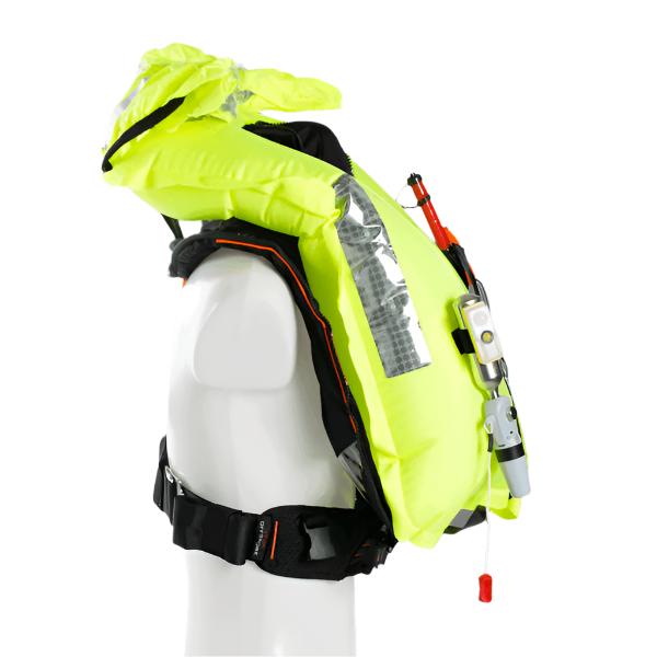 275N Ocean Lifejacket Pro Sensor Elite Blue Cover / Yellow Trim