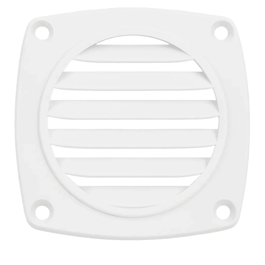 5 x Nuova Rade 12410 Boat Ventilation Shaft Grille 65-70mm White UV Resistant Round