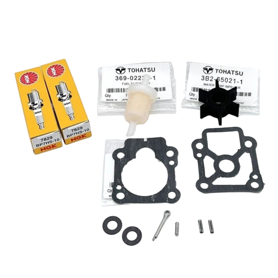 Tohatsu M6B / M8B / M9.8B (6hp/8hp/9.8hp) 2-Stroke Genuine Outboard Service Kit