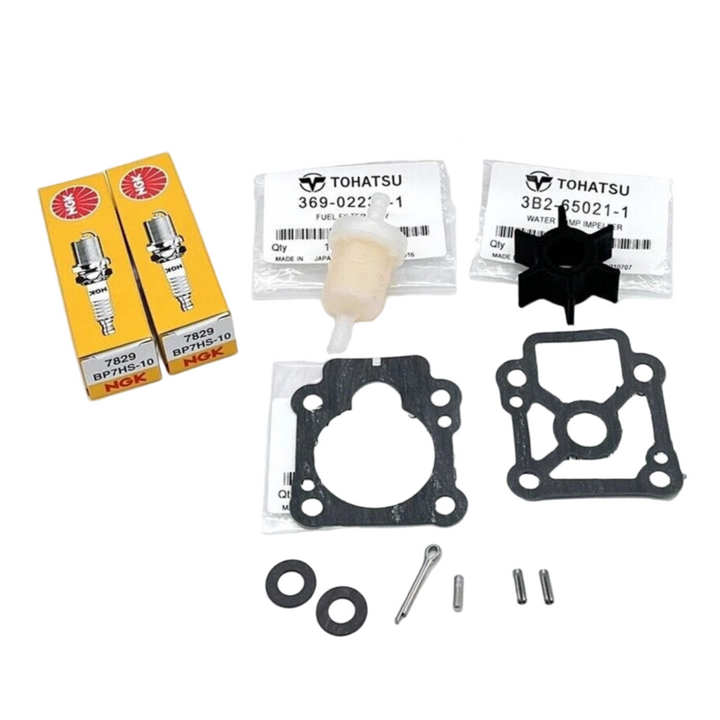 Tohatsu M6B / M8B / M9.8B (6hp/8hp/9.8hp) 2-Stroke Genuine Outboard Service Kit