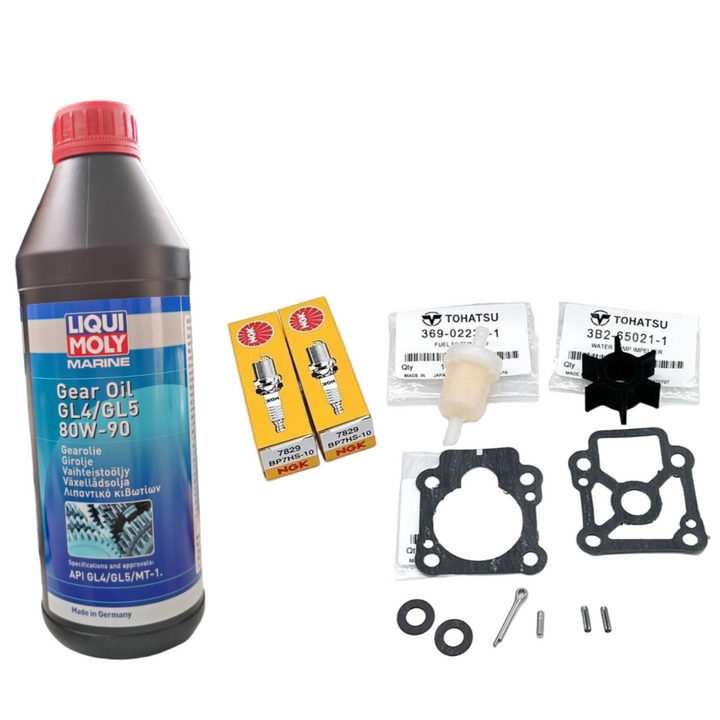 Tohatsu M6B / M8B / M9.8B (6hp/8hp/9.8hp) 2-Stroke Genuine Outboard Service Kit