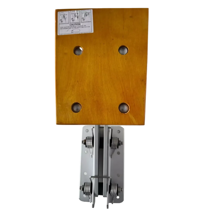 Aluminum Outboard Engine Bracket Wood Pad 15HP 40kg Auxiliary Motor Mount