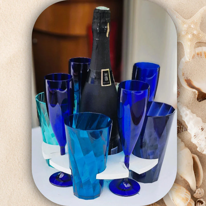 The Boat Bar Bundle - Holds up to 8 drinks and a bottle, fits to your table leg