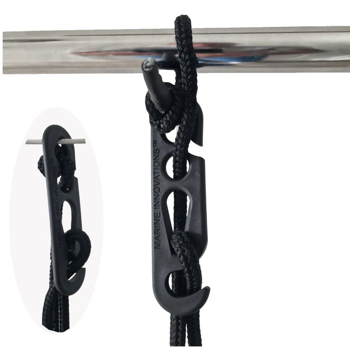 Fender Mate Slider Bundle- removable fender height adjuster and hanger for wires (Black)