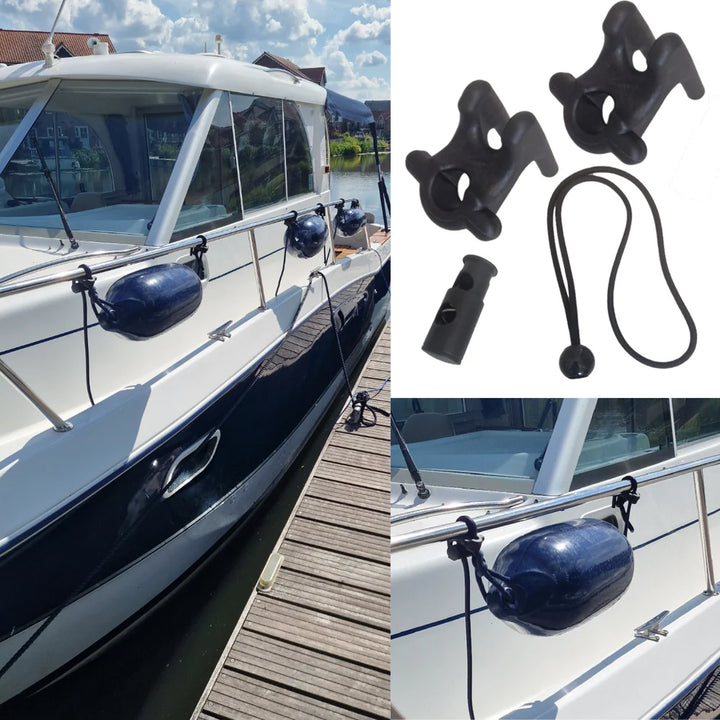 The Fender Mate Bundle - attach, remove, adjust and hang your fenders. (black)