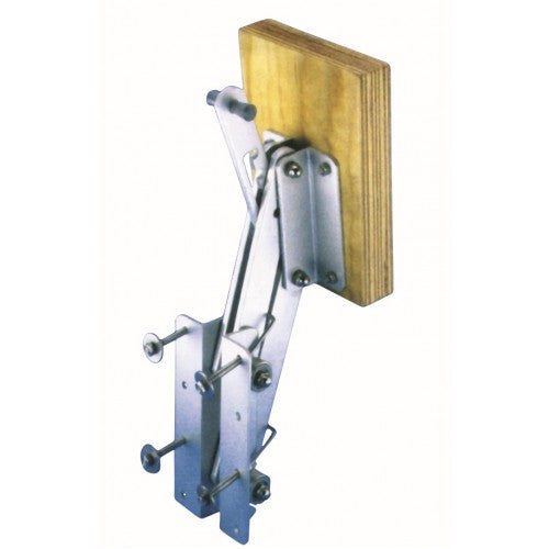 Aluminum Outboard Engine Bracket Wood Pad 15HP 40kg Auxiliary Motor Mount