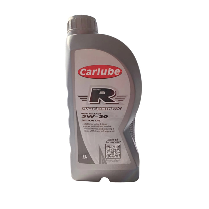 Carlube Triple R Fully Synthetic 5W-30 Motor Oil - High Mileage