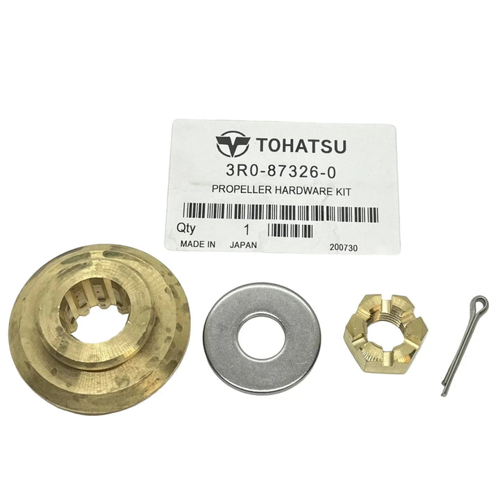 Tohatsu Propeller Hardware Kit – 25/30HP Outboards up to 2017 | 3R0-87326-0 Genuine OEM