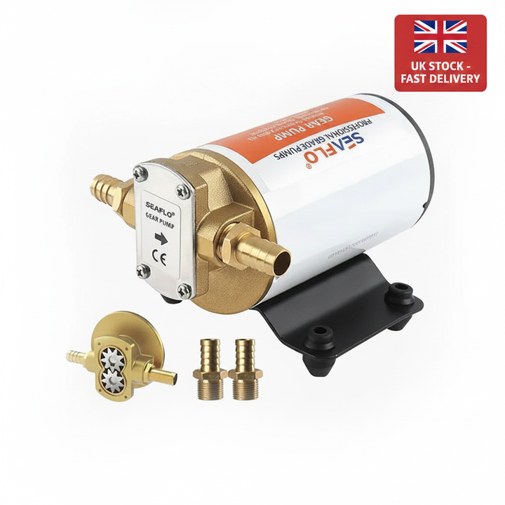 Seaflo Oil Gear Pump 12V 12.0 LPM (3.2 GPM) | 4Boats - UK Stock image 1