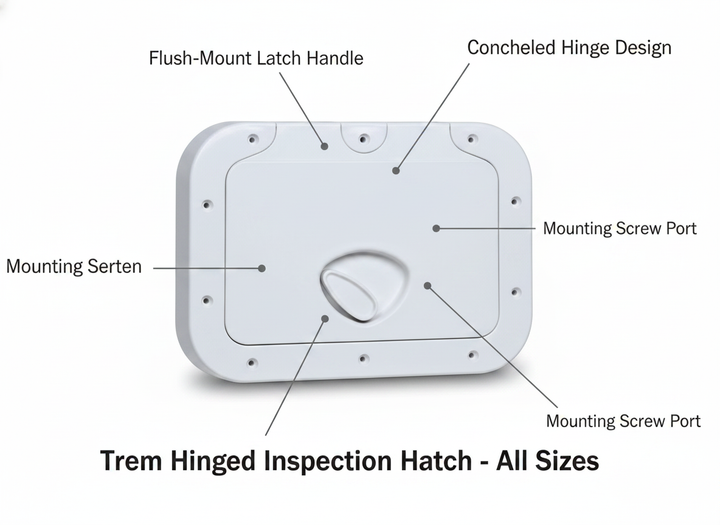 Trem Hinged Inspection Hatches All Sizes - Technical specification image 2