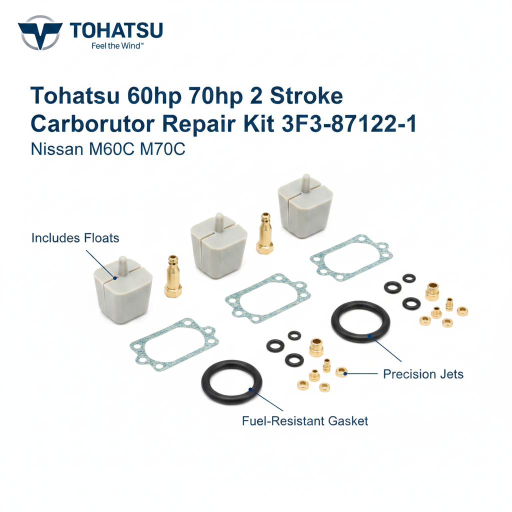 Tohatsu OEM CARBURETOR REPAIR KIT — Part #3F3-87122-1 - Technical specification image 2