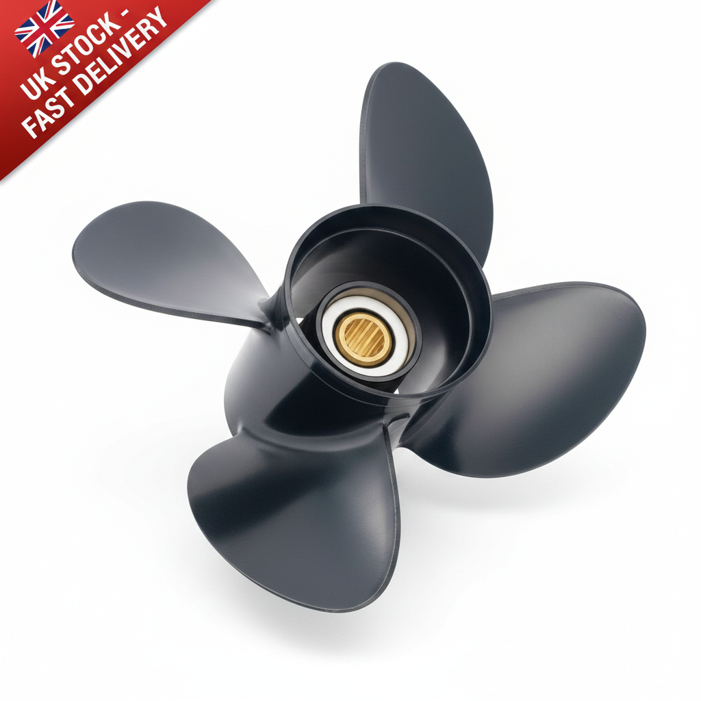SOLAS 3411-133-17 Propeller for Yamaha 70-130hp 13-1/4 x 17 15 Spline Amita 3 - UK Stock image 1