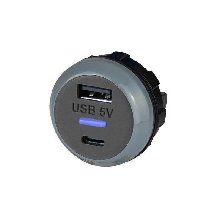 Alfatronix PVPro-AC USB A & C Charger - Rear Fit - 4Boats