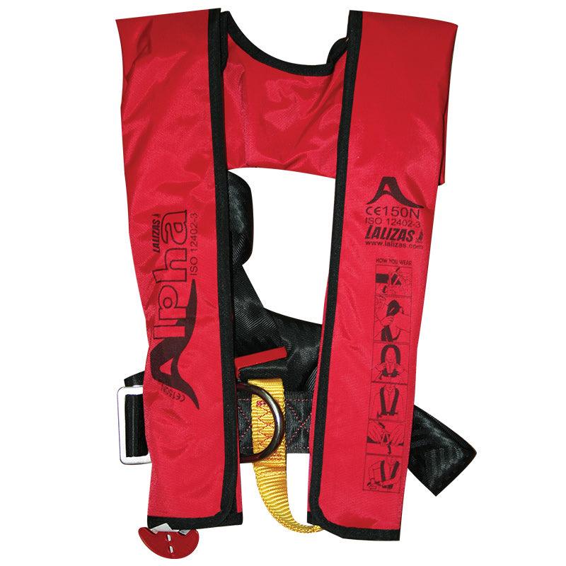 Alpha Inflatable Lifejacket 170N, ISO 12402-3 - 4Boats