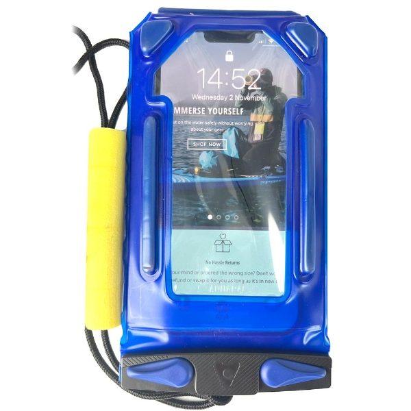 Aquapac Impact Floating Phone Case Blue - 4Boats