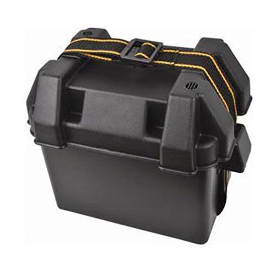 Attwood Small Battery Box 260 x 165 x 190mm C/W Strap jet skis, outboard - 4Boats