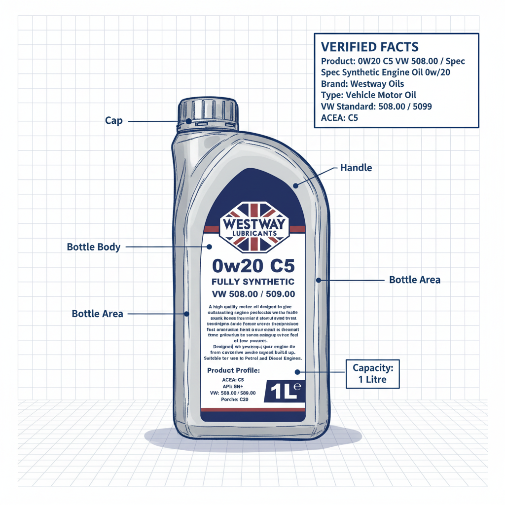 0W20 C5 VW 508.00 / 509.00 Spec Synthetic Engine Oil 0w/20 - Technical specification image 2
