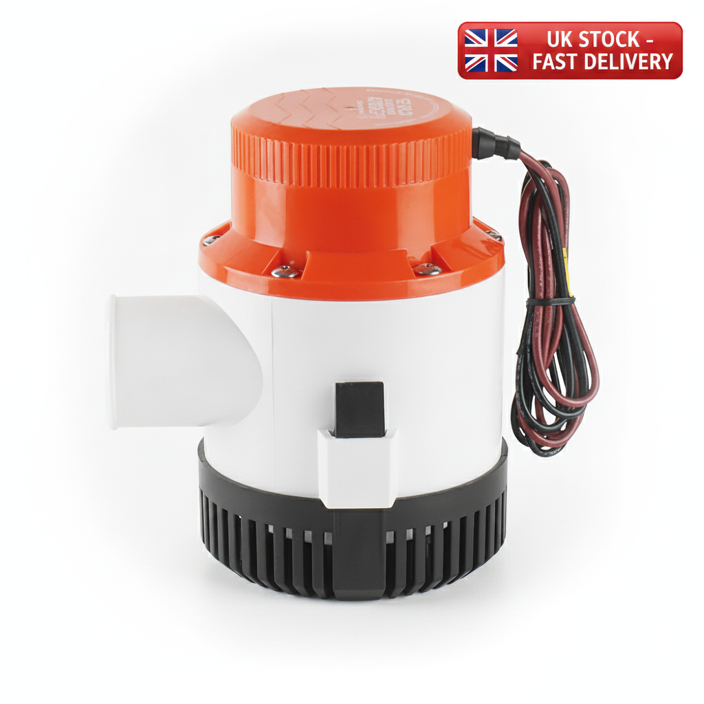 Seaflo Bilge 24V Manual Bilge Pump 4,700 GPH | 4Boats - UK Stock image 1