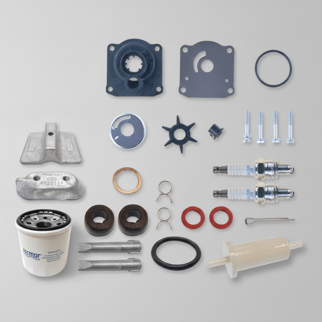 Yamaha F20A four-stroke outboards manufactured from 1998 through 2009 service kit with oils image 5