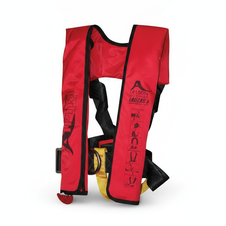 Alpha Inflatable 170N Lifejacket ISO 12402-3 (Auto/Manual) | 4Boats - Alternative angle image 2