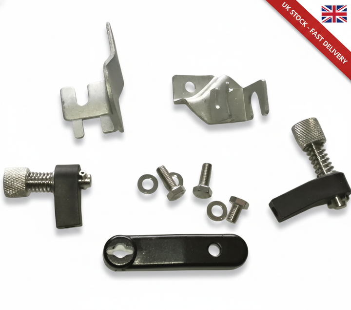 Remote Control Cable Bracket Kit Yamaha Mariner 25hp 30hp 2-Stroke 689-48501 - UK Stock image 1