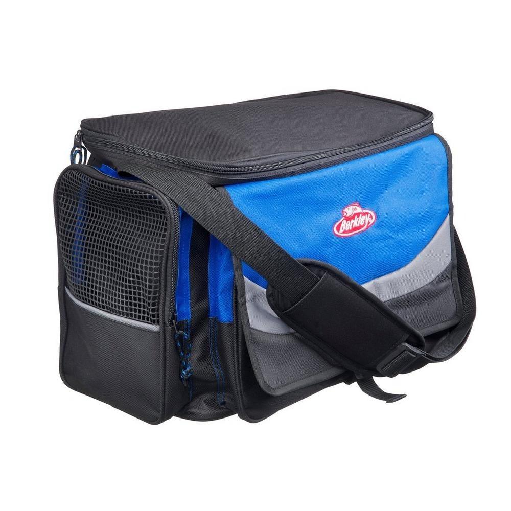 Berkley System Bag XL with 4 Tackle Boxes - Blue/Grey - 4Boats