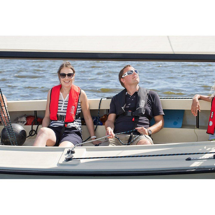 Besto 165N Inflatable Lifejacket 165N 40+kg Adult in Navy, Red or Black - 4Boats