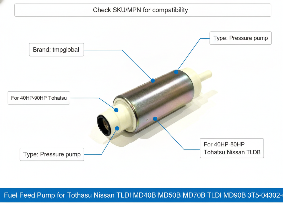 Fuel Feed Pump for Tohatsu Nissan TLDI MD40B MD50B MD70B MD90B 3T5-04302-0 - UK Stock image 1