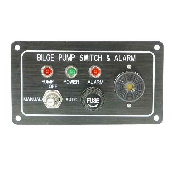 Bilge Alarm and Pump Switch Panel, 12V DC - 4Boats