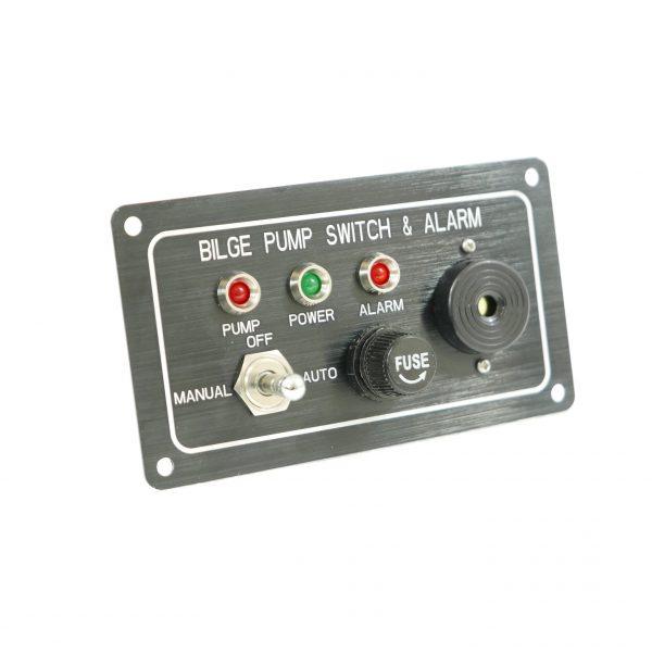 Bilge Alarm and Pump Switch Panel, 12V DC - 4Boats