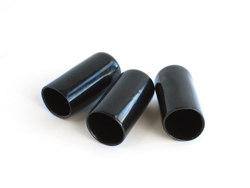 Black plastic end caps for wire rope cable 4Boats