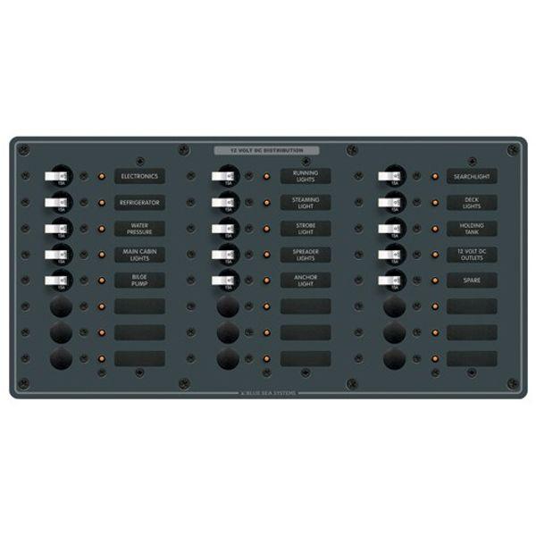 Blue Sea Circuit Breaker Panel DC 24-Way - 4Boats