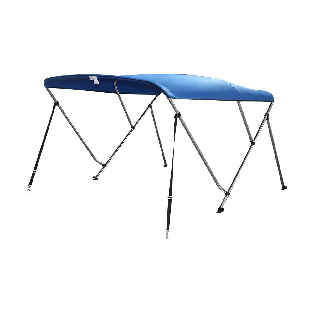 Boat Bimini Top Canopy, 3 Bow, Fits 120cm – 210cm Width. - 4Boats