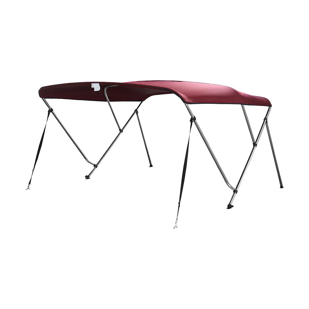 Boat Bimini Top Canopy, 3 Bow, Fits 120cm – 210cm Width. - 4Boats