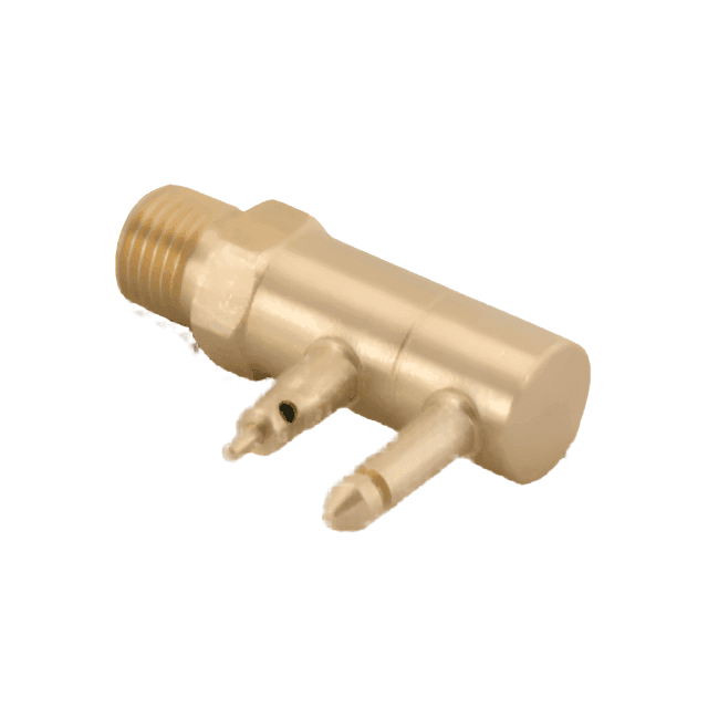 Brass male fuel tank connector for secure and efficient fuel transfer in boating applications