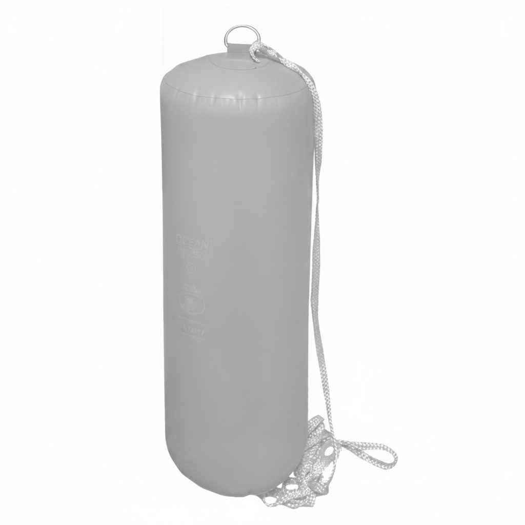 OCEAN 57317 EasyStore Plus Inflatable Fender 32 x 97cm Light Grey - Technical specification image 4