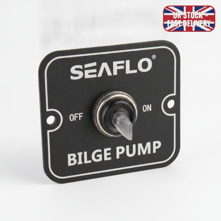 SEAFLO Bilge 2-Way Switch Panel 12V/24V | 4Boats - UK Stock image 1