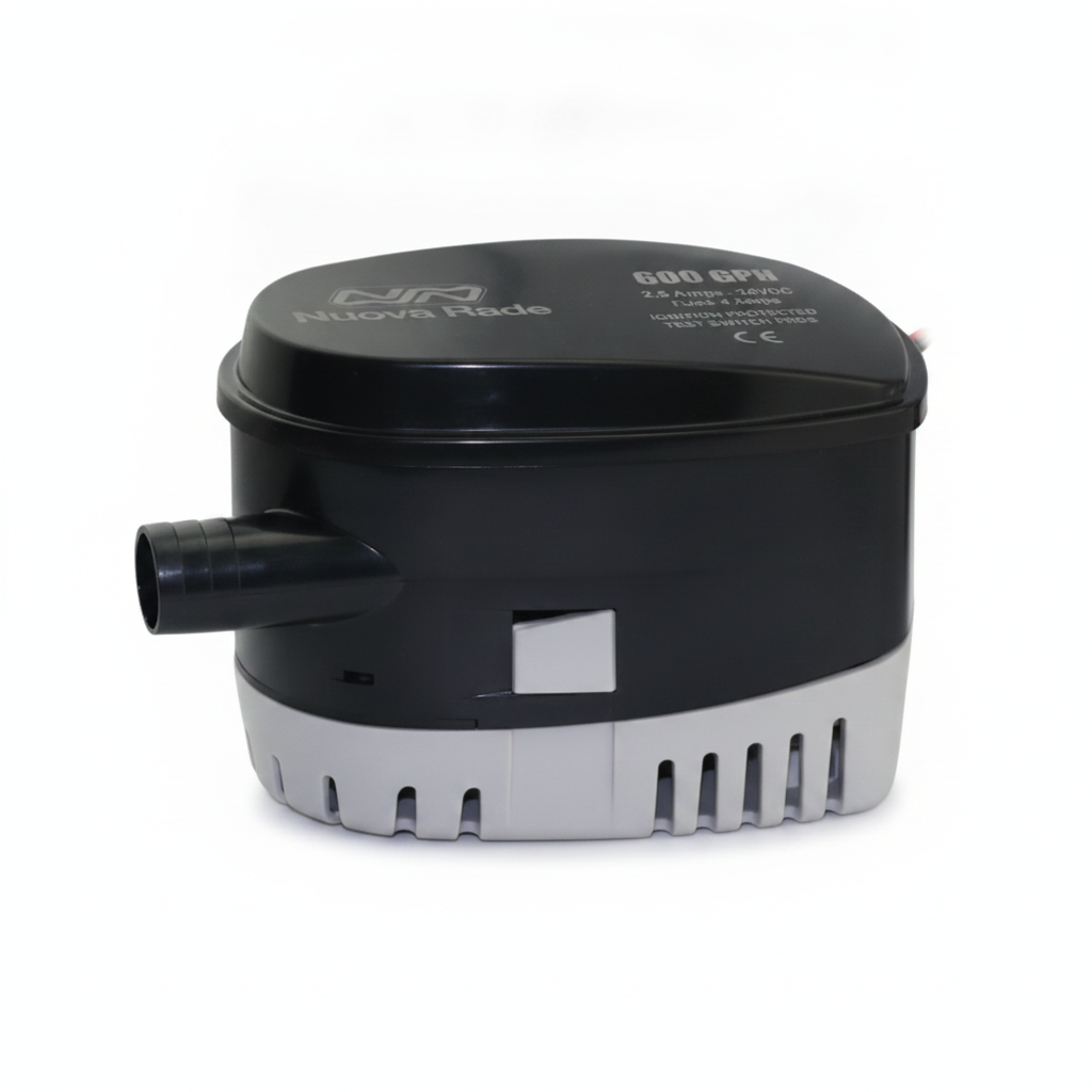 Submersible 24V Automatic Bilge Pump 2,270 L/h (600 GPH) | 4Boats - Alternative angle image 2