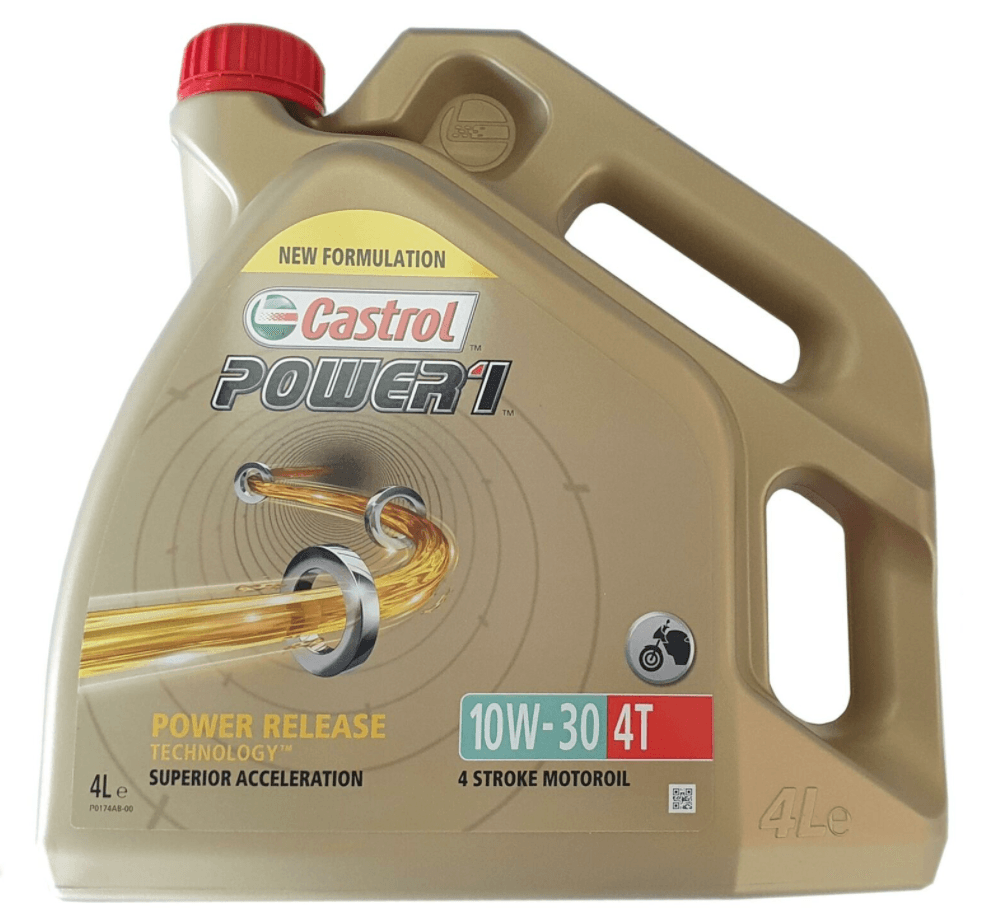 Castrol POWER1 4T 10W-30 SS 4 Stroke Motorcycle Engine Oil 4 Litres - 4Boats