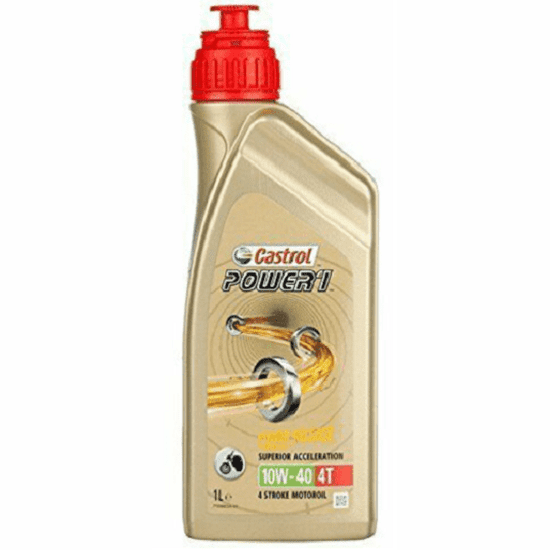 Castrol POWER1 4T 10W40 SS 4 Stroke Motorcycle Engine Oil 1 Litre - 4Boats