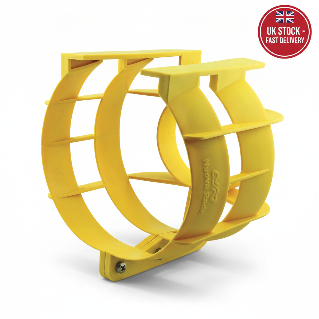 Propeller Guard Ø 23cm for 9-25 HP Outboards, Yellow | 4Boats - UK Stock image 1