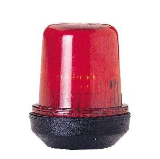 Classic All Round Red Port Navigation Light - 12v - 4Boats