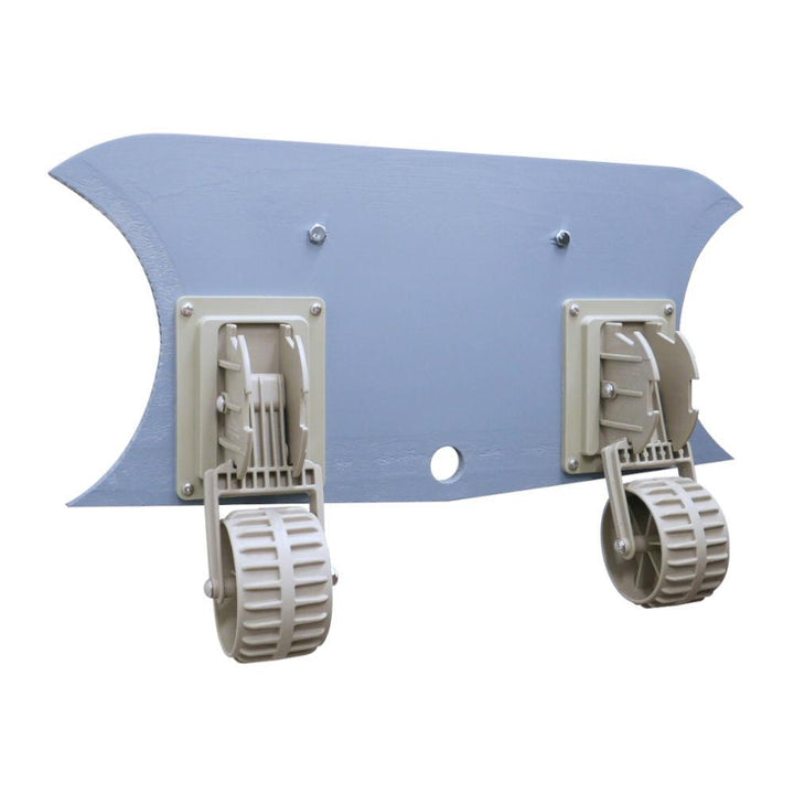 Compact Dinghy Launching Wheels with Detaching Bracket - 4Boats