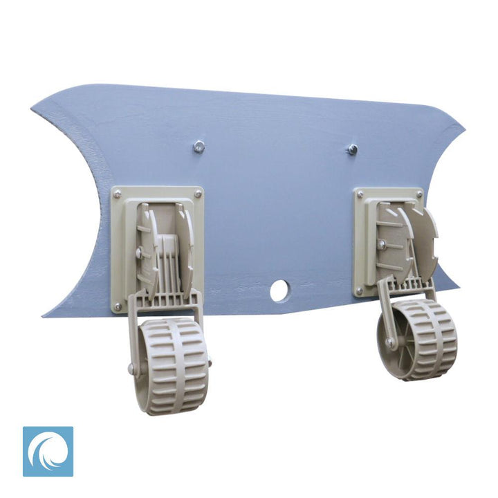 Compact Dinghy Launching Wheels with Detaching Bracket - 4Boats