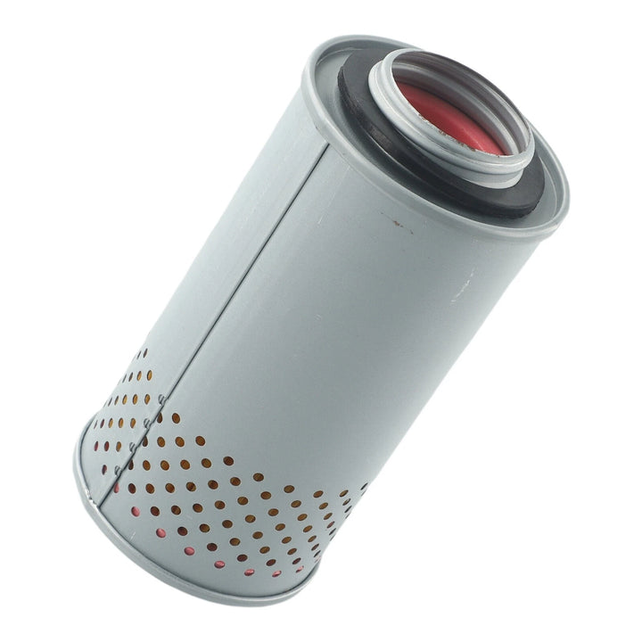 Crankcase breather filter for Volvo Penta, 876069 replacement – angled view of seal and red filter media